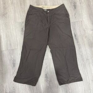 The North Face Pants Womens 8 Brown A5 Series Cropped Outdoor Casual Hiking